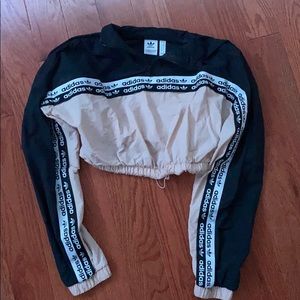 Adidas Cropped Quarter zip
